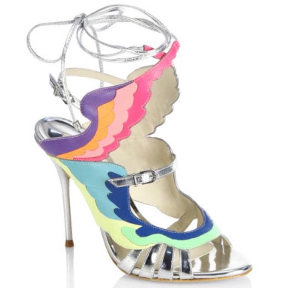 Sophia Webster firebird multicolor heel